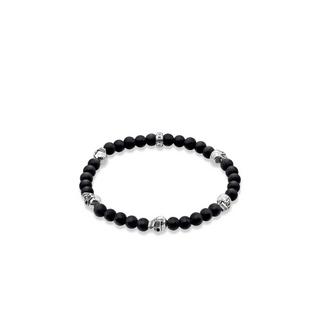 Thomas Sabo  Armband Totenkopf Schwarz 