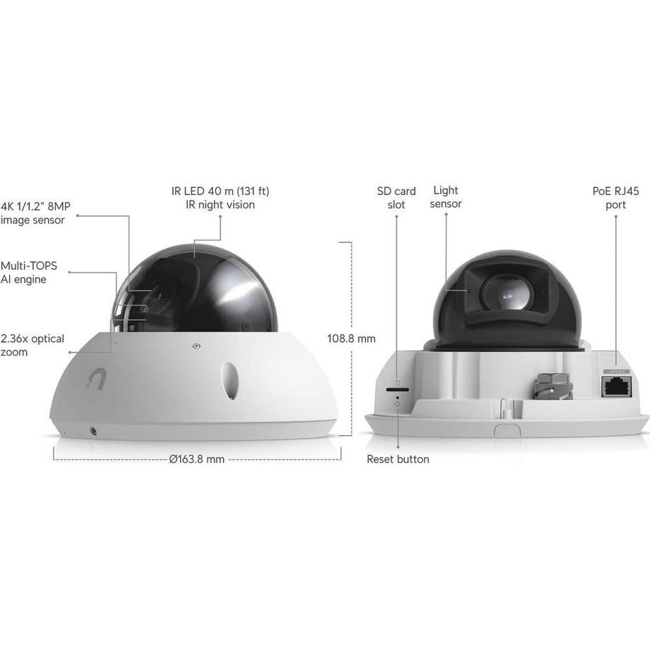 UBIQUITI  Netzwerkkamera G6 Pro Dome 