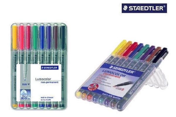 STAEDTLER STAEDTLER Lumocolor permanent B 312 WP8 8 Farben ass.  