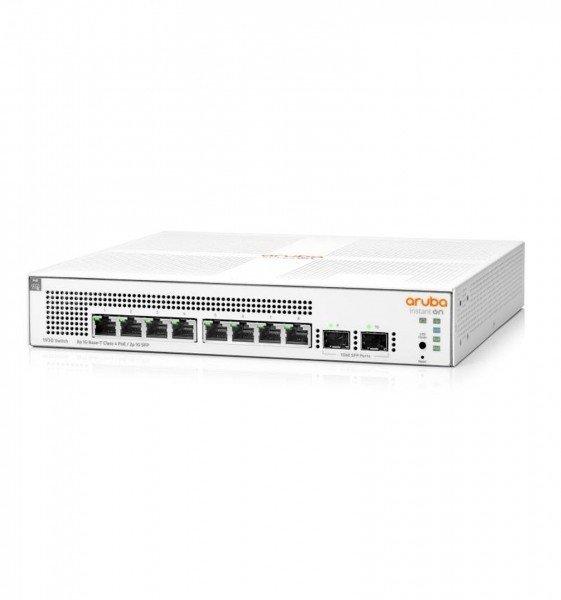 Aruba  Instant On 1930 Switch 2 SFP Ports, PoE 1U, Layer 2+, Plug and Play, DOS, M 