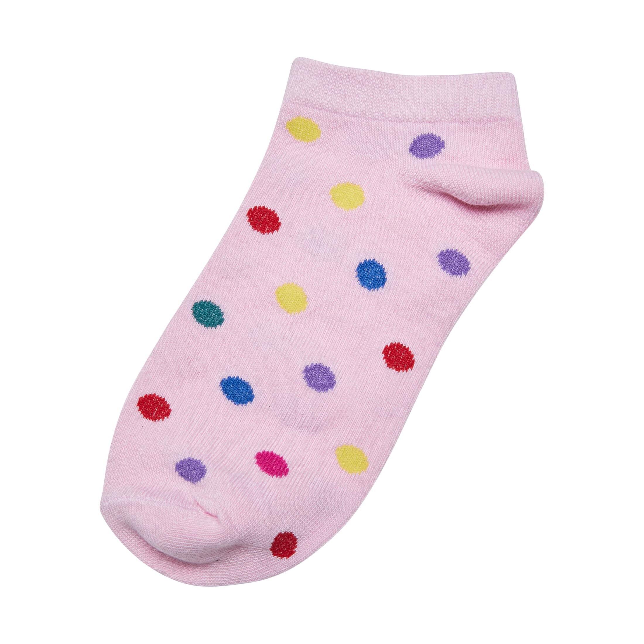 URBAN CLASSICS  paires de chaussettes pois arc-en-ciel (x5) 