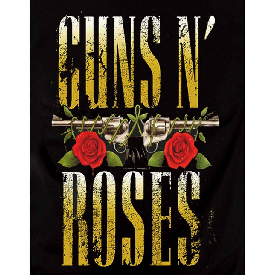 Guns N Roses T-Shirt Stampa Logo Big Guns  