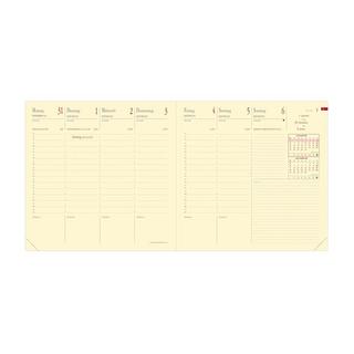 QUO-VADIS Quo Vadis - Agenda - 2025 - Esecutivo Prestige - Settimana Planning - Tedesco - Soho - Rosa - 13 mesi da dicembre a dicembre - 16x16 cm - Carta Clairefontaine Avorio - Prodotto in Francia  