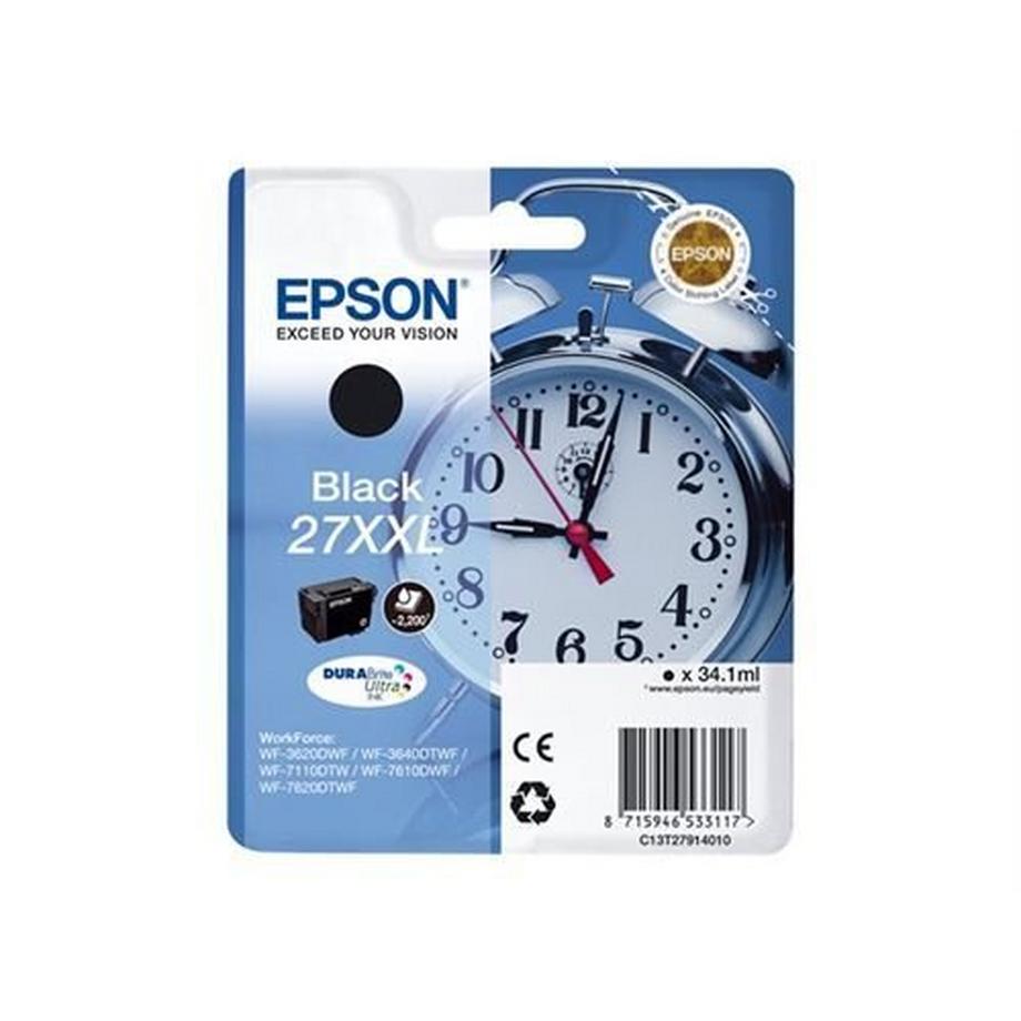 EPSON  Singlepack Black 27XXL DURABrite Ultra Ink 