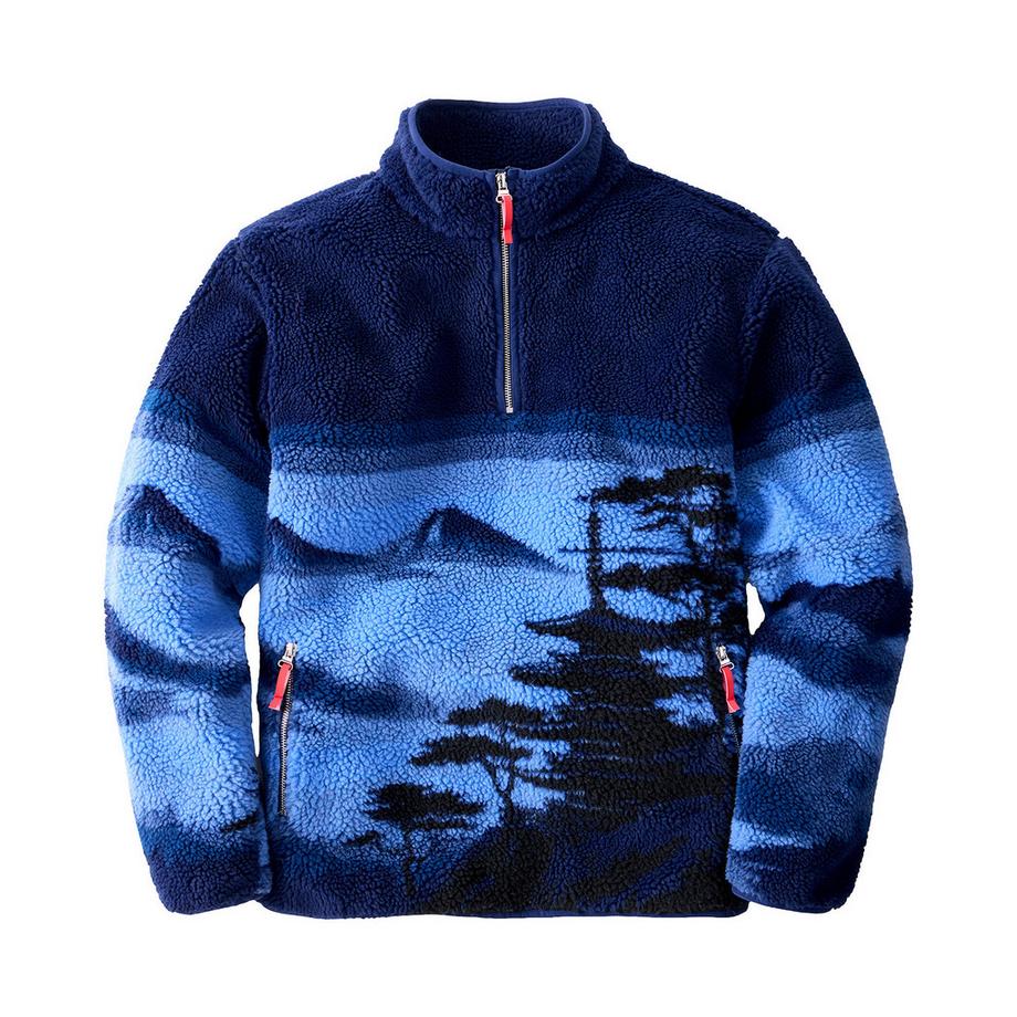 Joe Browns Sweat Col Cheminée en Fleece Motif Paysage  