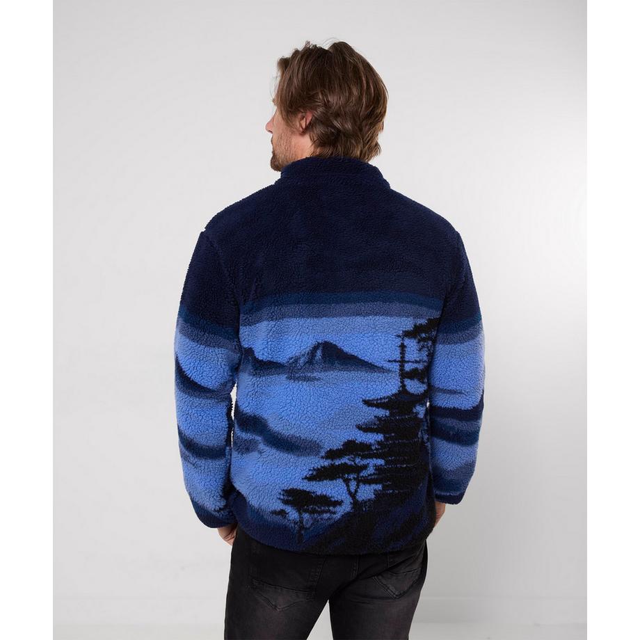 Joe Browns Sweat Col Cheminée en Fleece Motif Paysage  