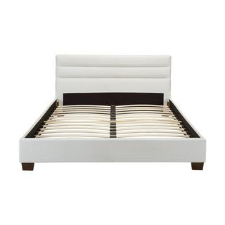 Vente-unique Letto matrimoniale in Similpelle Bianco FAUSTIN  