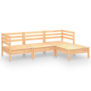 VidaXL Mobilier de jardin bois de pin  