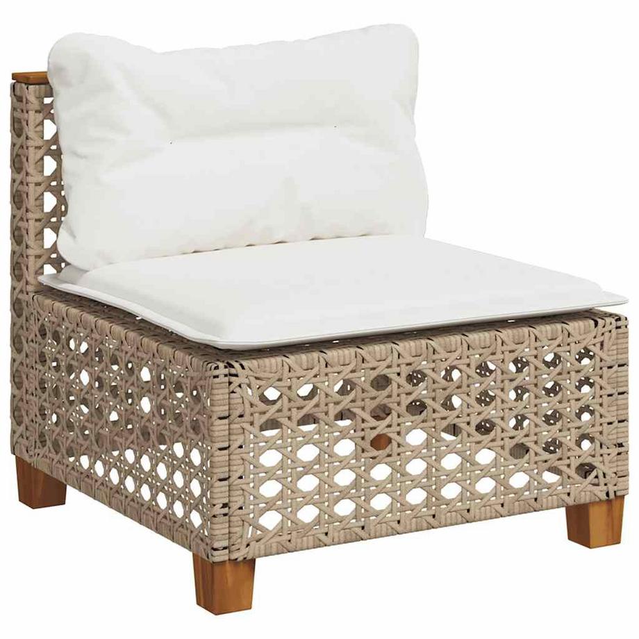 VidaXL set divano da giardino Polirattan  