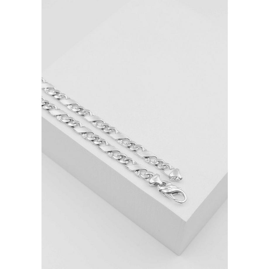 MUAU Schmuck  Bracelet Carrera en or blanc 750, 19cm, 5mm 