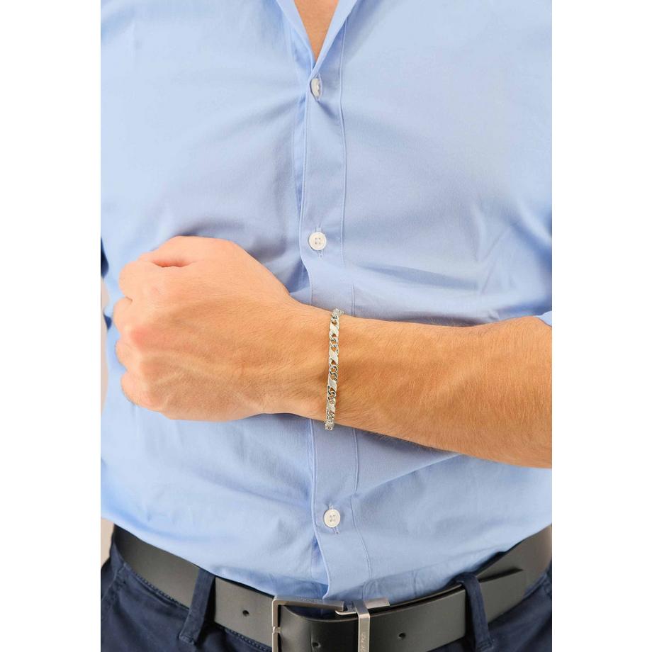 MUAU Schmuck  Bracelet Carrera en or blanc 750, 19cm, 5mm 