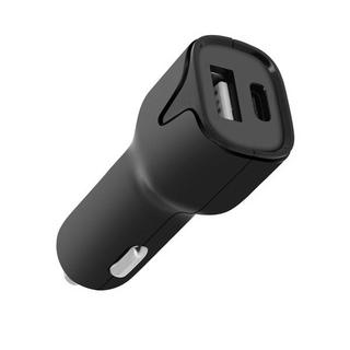 Avizar  Chargeur Voiture USB-C + USB Setty Noir 