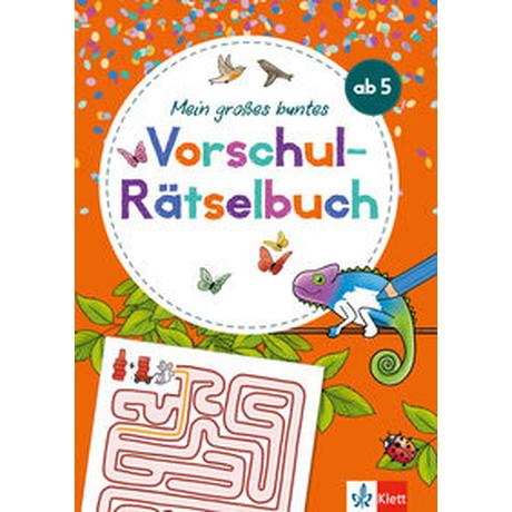 Klett Mein großes buntes Vorschul-Rätselbuch Kein Autor Gebundene Ausgabe 