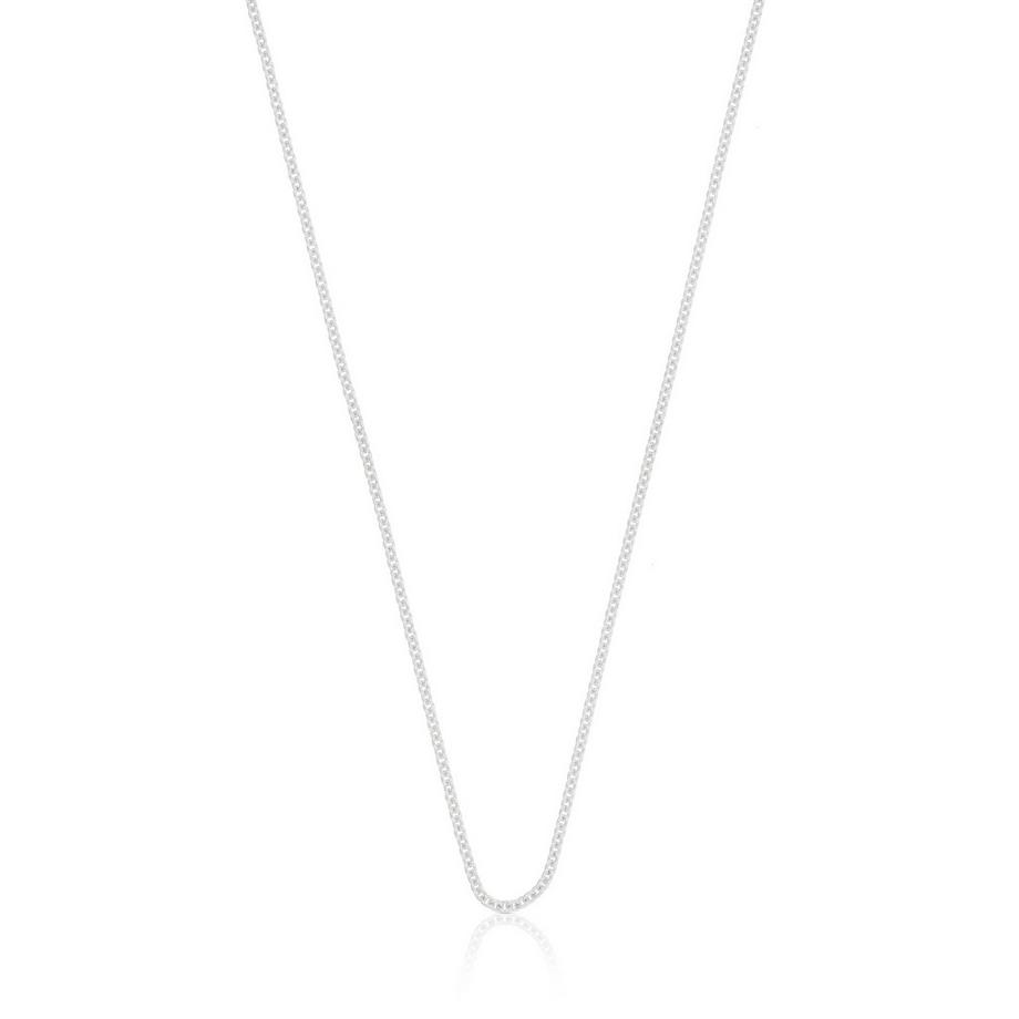 MUAU Schmuck  Collier Rundanker Weissgold 750, 1.5mm, 38cm 