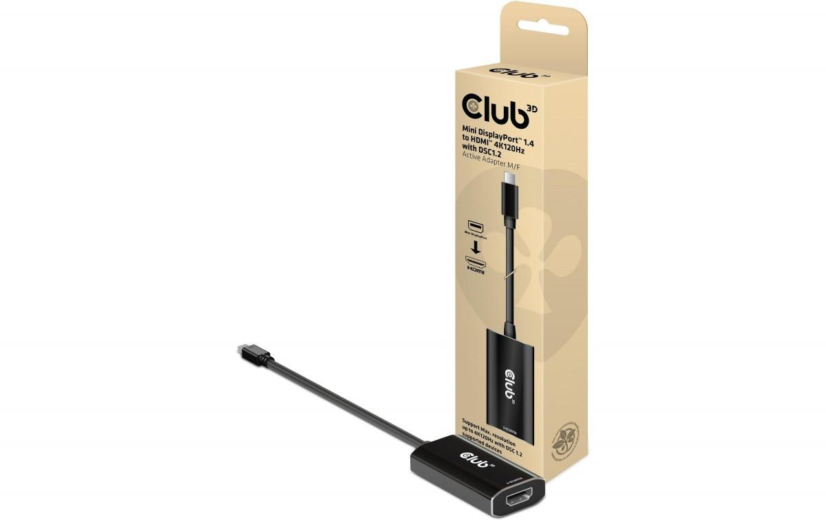 CLUB 3D  CLUB3D CAC-1186 cavo e adattatore video 0,15 m Mini DisplayPort HDMI tipo A (Standard) Nero 