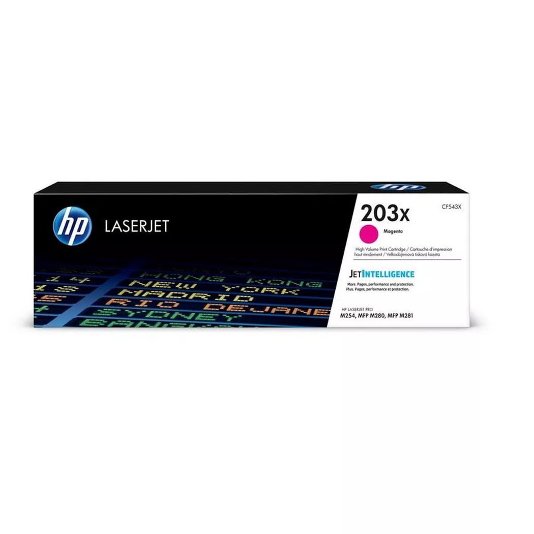 Hewlett-Packard – HP Toner-Modul 203X magenta CF543X CLJ Pro M254/MFP M280 2500 S., Magenta, One Size
