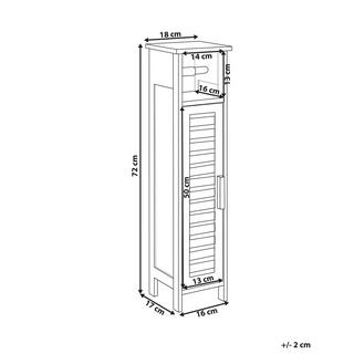 Beliani Etagère à papier toilette en Bambou Rustique OLATHE  