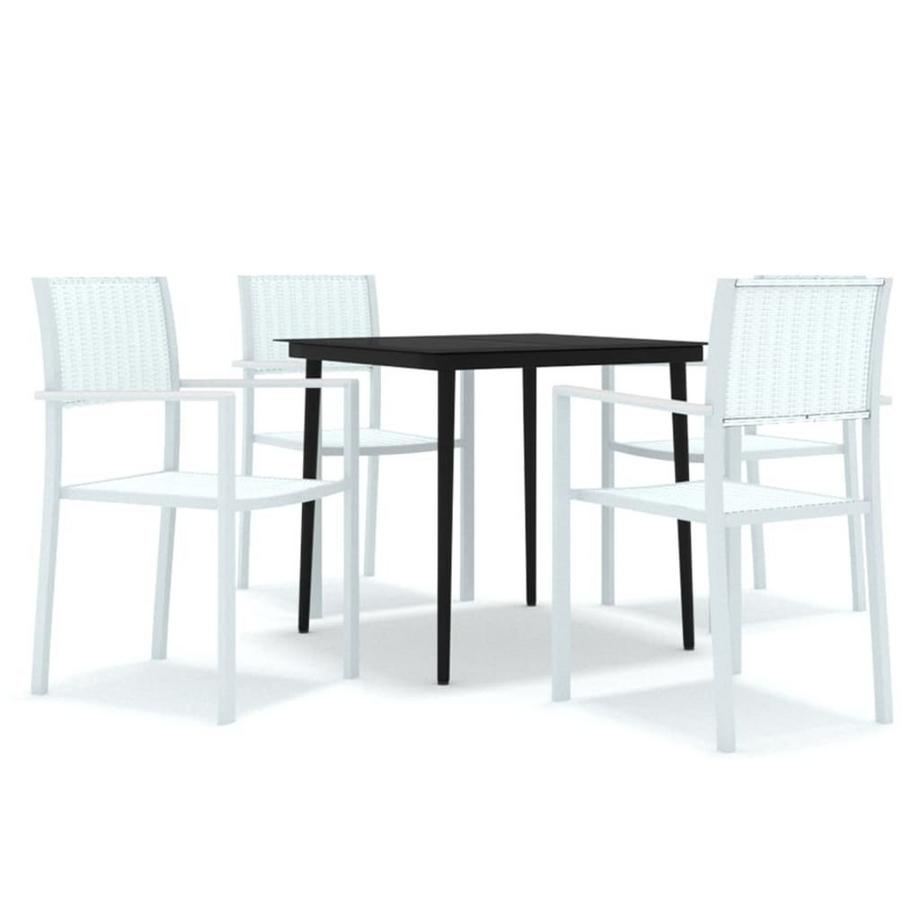 set da pranzo da giardino Plastica