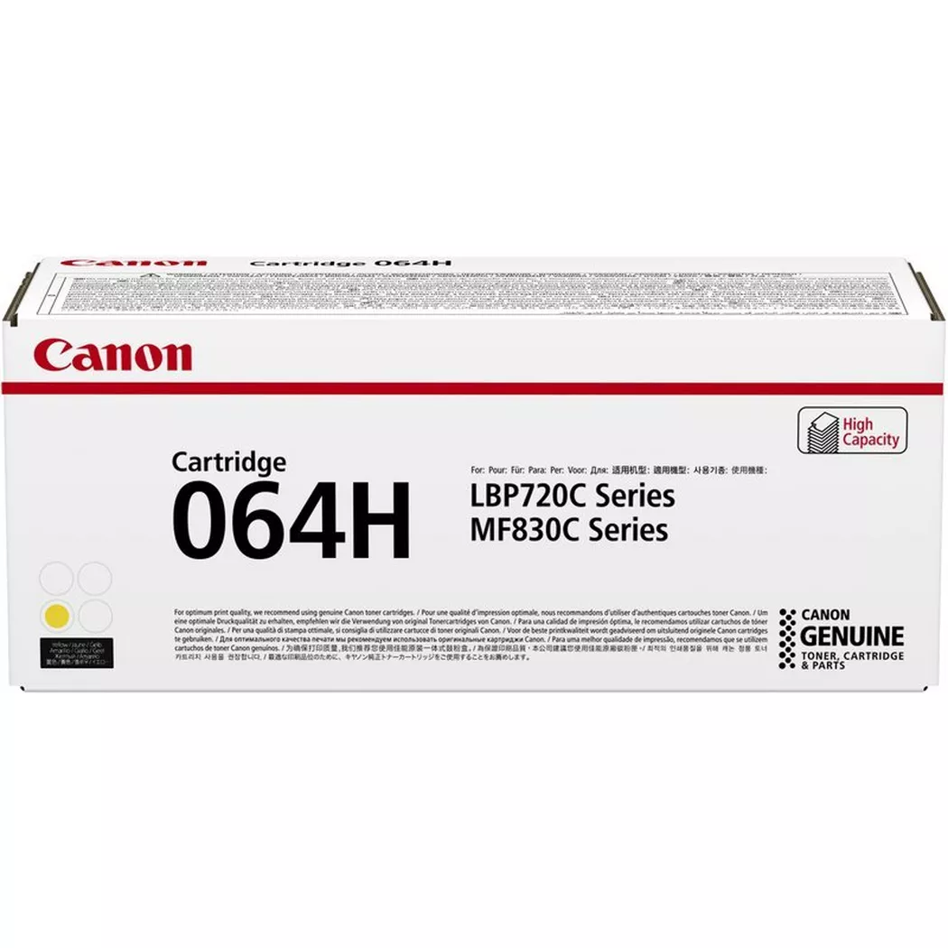 Canon – Toner-Modul 064H yellow 4932C001 MF832CDW 10’400 Seiten, One Size