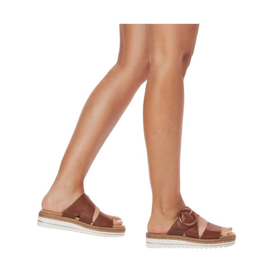 Remonte Mules Sandales Plateforme avec Boucle  