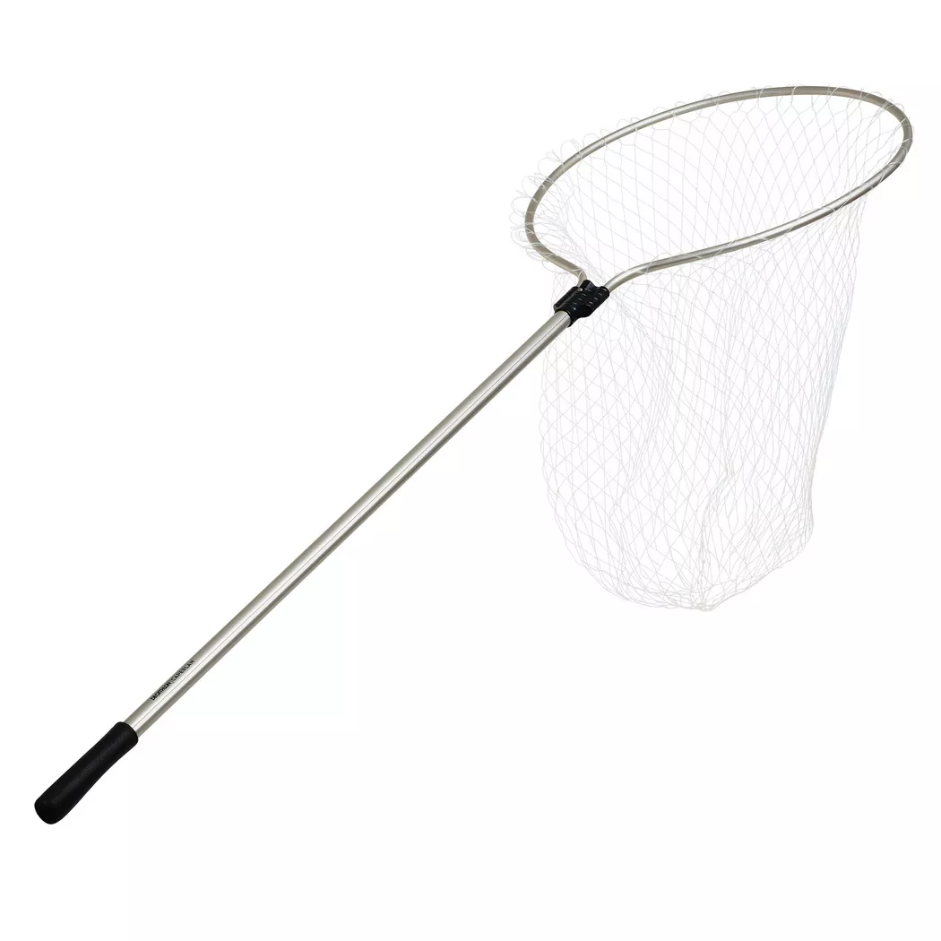 CAPERLAN - Kescher 190cm Meeresangeln, One Size, Grau