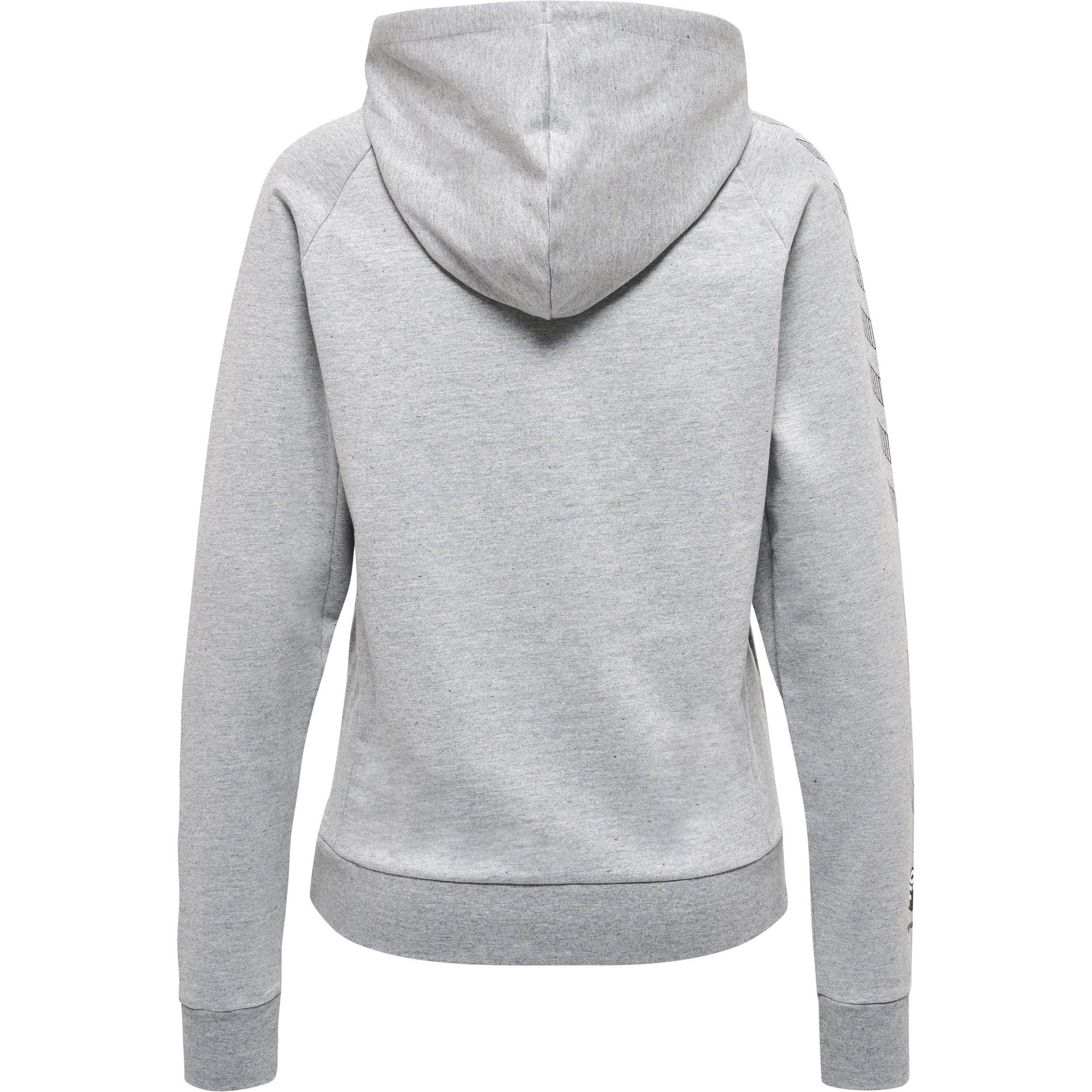 Hummel  baumwoll-sweatshirt mit kapuze, damen move grid 