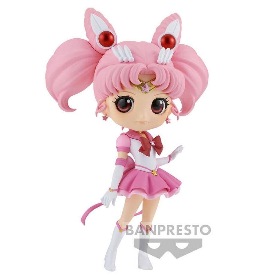Banpresto  Pretty Guardian Sailor Moon Cosmos der Film ewige Sailor Chibi Moon ver.A Q posket Figur 13cm 