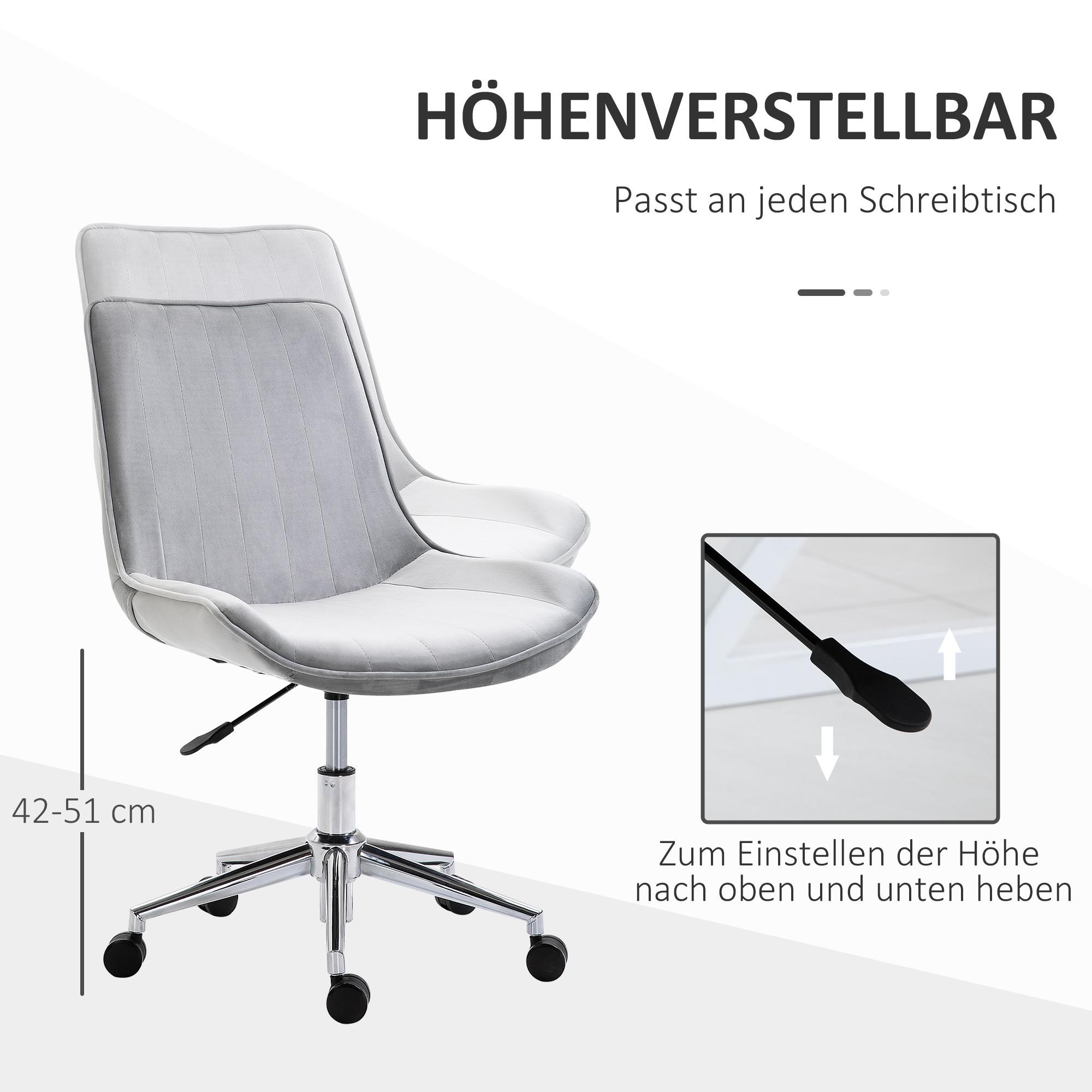 HOMCOM Chaise de bureau  