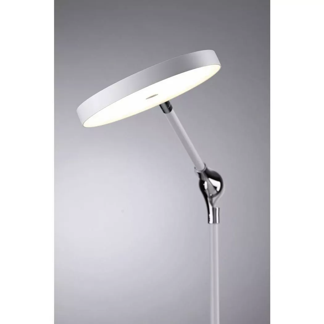 Paulmann – LED Schreibtischleuchte Numis Qi White Switch 1000lm 11W, One Size, Weiss