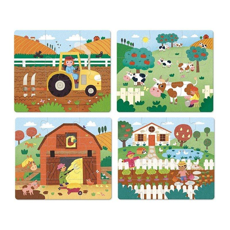 Vilac  4 Puzzle évolutifs la ferme, Jeux et puzzle, Vilac 