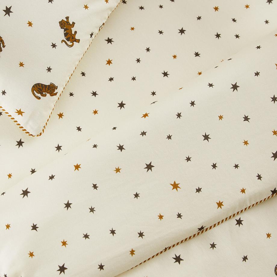 La Redoute Intérieurs Tigris Baby-Duvetbezug mit 50% recycelter Baumwolle  