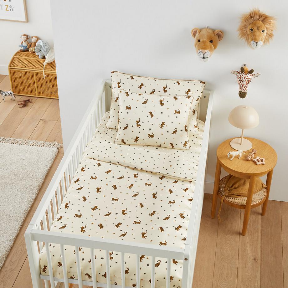 La Redoute Intérieurs Tigris Baby-Duvetbezug mit 50% recycelter Baumwolle  