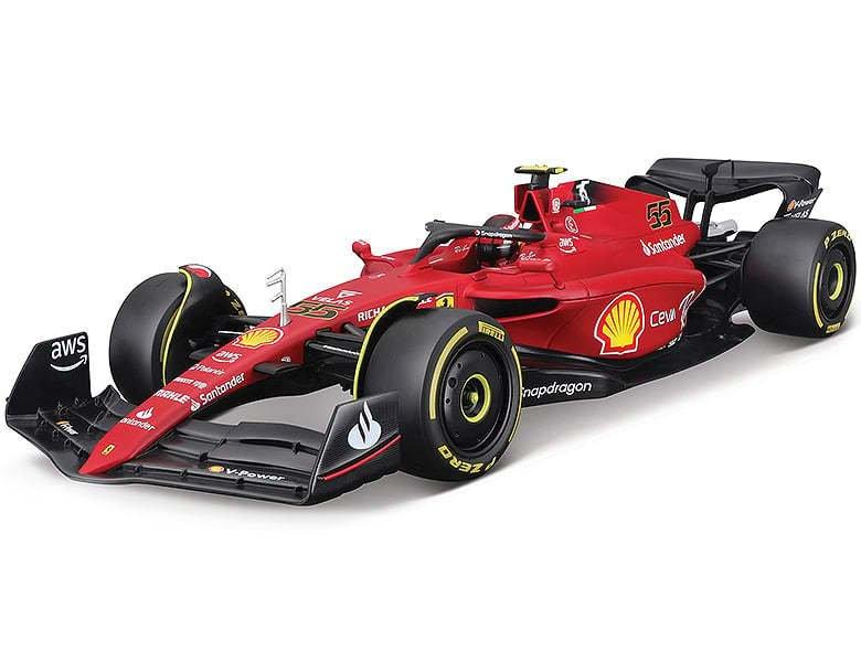 bburago  1:18 Ferrari F1-75 2022 C. Sainz 