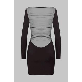 MAISON CLOSE  Robe courte manches longues - Nuit Fauve 