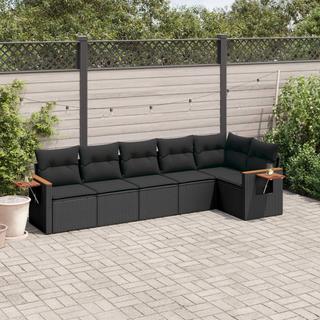 VidaXL set divano da giardino Polirattan  