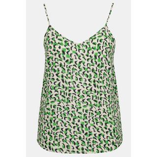 Studio Untold  Top con stampa animalier, scollo a V e spalline sottili 