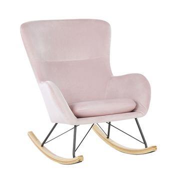 Fauteuil à bascule en Velours Glamour ELLAN