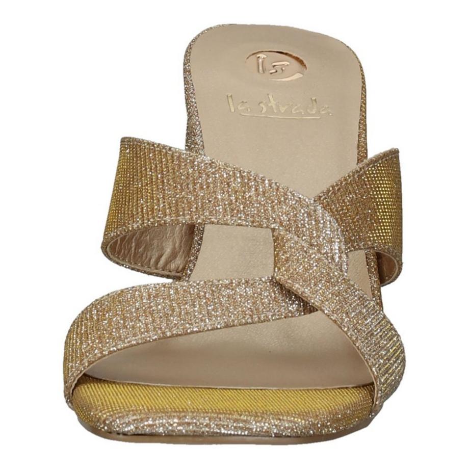 La Strada Sandali Mule Glitterati  