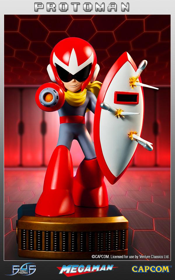 F4F  Statue - Rockman - Protoman 