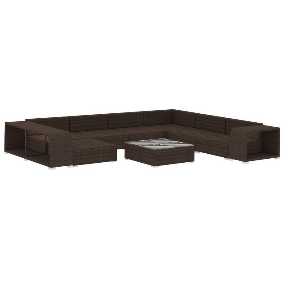 VidaXL Gartensofa poly-rattan  