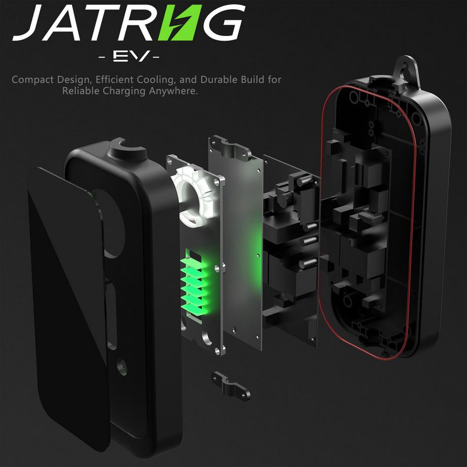 JATRHG  JATRHG EV Chargeur 15M 3.6KW-1.5KW 16A|13A|10A|8A Type 2 station de Charge Voiture Electrique Portable Voiture Electrique Chargeur Rapide monophase 