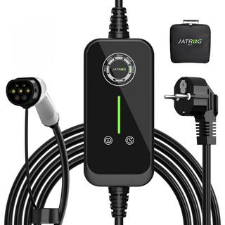 JATRHG  Caricabatterie JATRHG EV da 15M 3.6KW-1.5KW 16A|13A|10A|8A Tipo 2, stazione di ricarica per auto elettriche, caricabatterie portatile rapido per auto elettriche, monofase. 