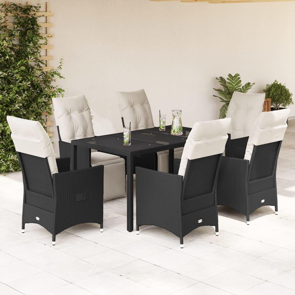 VidaXL set da pranzo da giardino Polirattan  