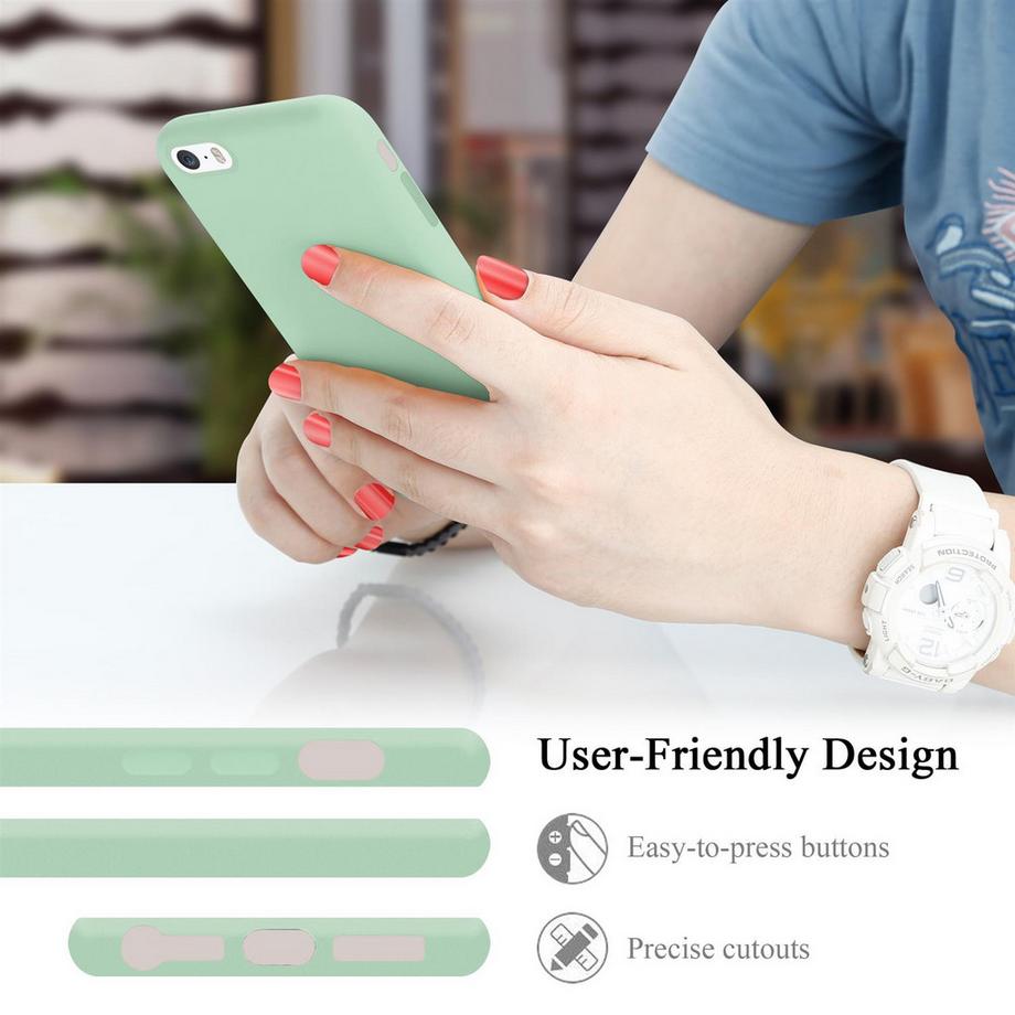 Cadorabo  Hülle für Apple iPhone 5 / 5S / SE 2016 TPU Silikon Liquid 