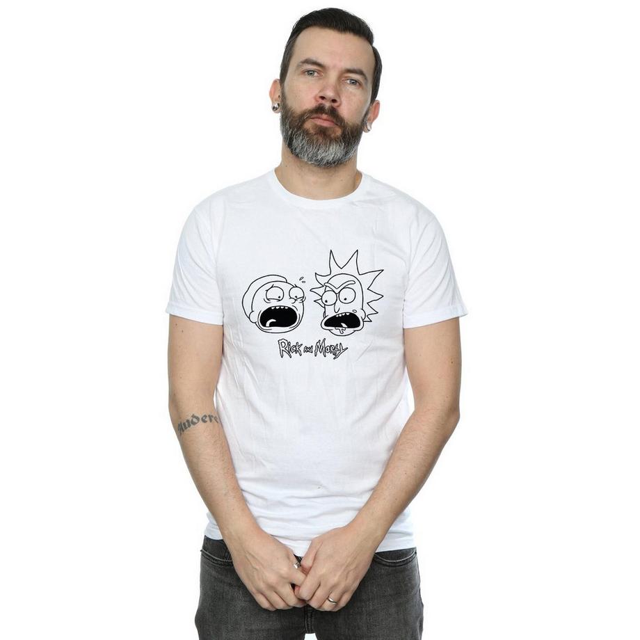 Rick And Morty Rick and Morty Faces T-Shirt  