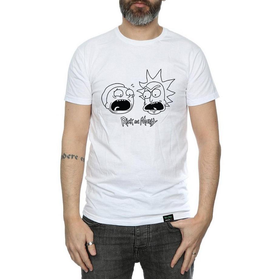 Rick And Morty Rick and Morty Faces T-Shirt  