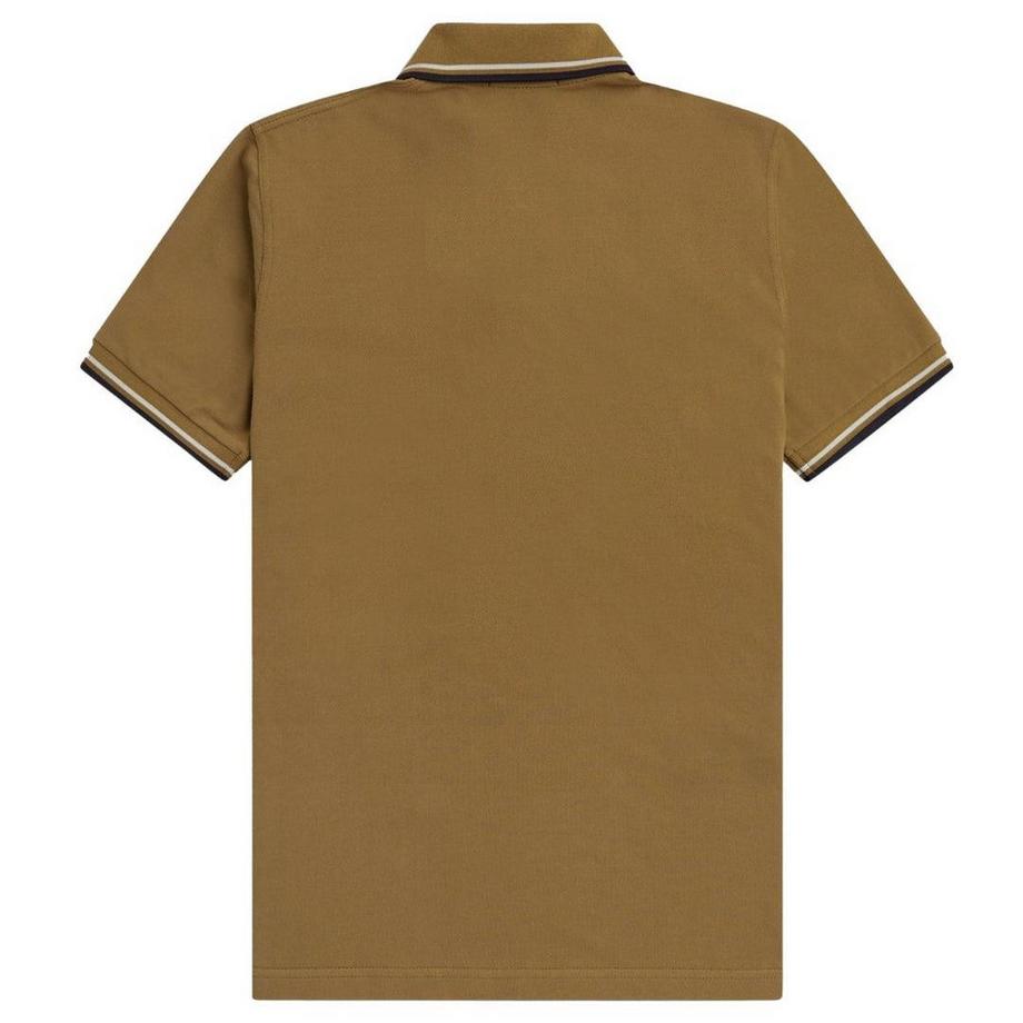 FRED PERRY Polo à Col Contrasté et Manches Courtes  