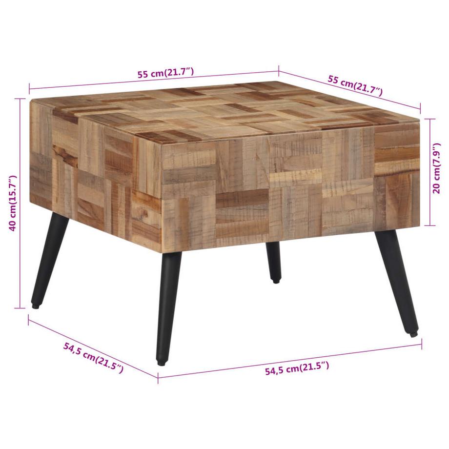 VidaXL Couchtisch teak  