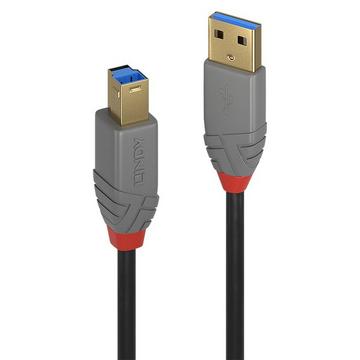 36744 cavo USB 5 m USB 3.2 Gen 1 (3.1 Gen 1) USB A USB B Nero