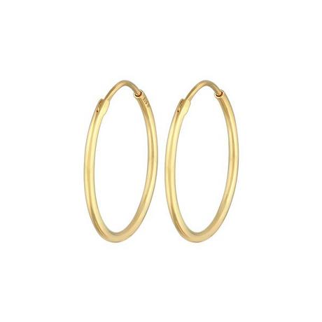 Elli  Boucles d'Oreilles Créoles Rond Classic 